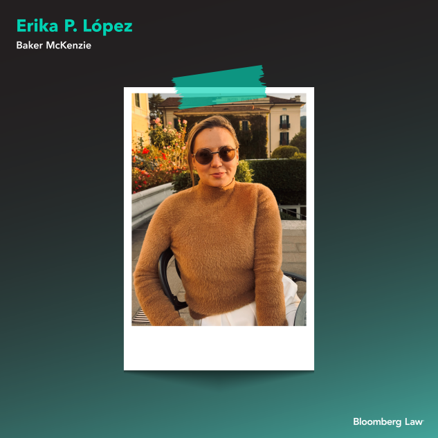 Erika López enjoying a quiet escape on the shores of Lake Como, Italy.