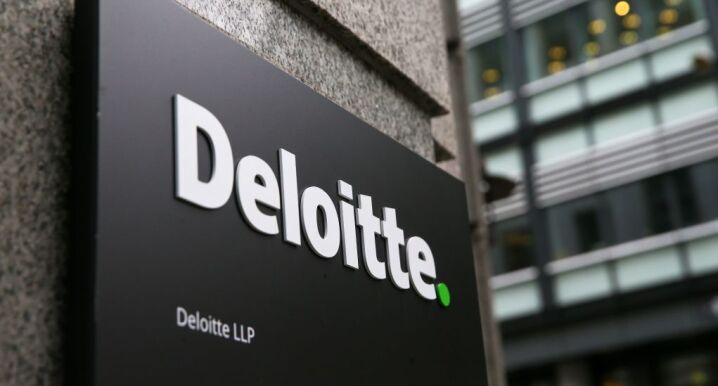 Deloitte logo.