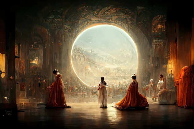 This AI-generated image won first place in digital art at the Colorado State Fair. 
