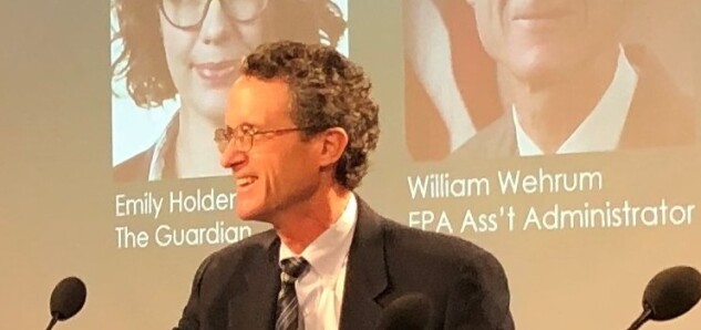 Now-former EPA air chief Bill Wehrum speaks at a Wilson Center forum.