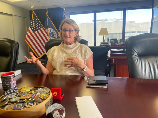 FEMA Administrator Deanne Criswell at her office in Washington, D.C.