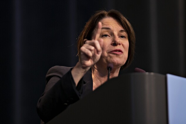 Sen. Amy Klobuchar (D-Minn.) is one of several Democrats who say they now oppose a Homeland Security funding bill.