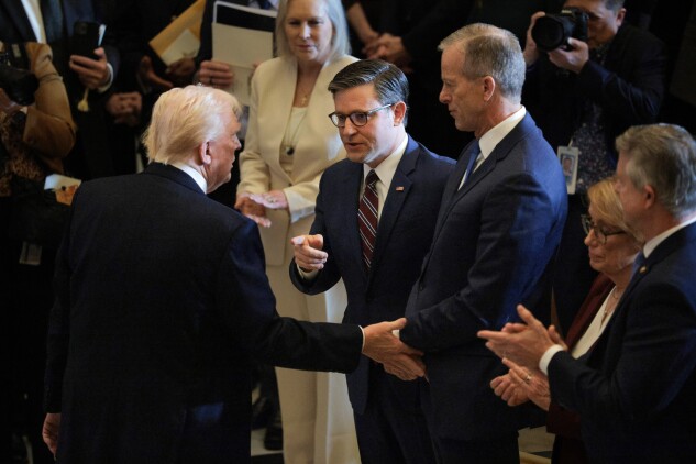 Trump with House and Senate leaders