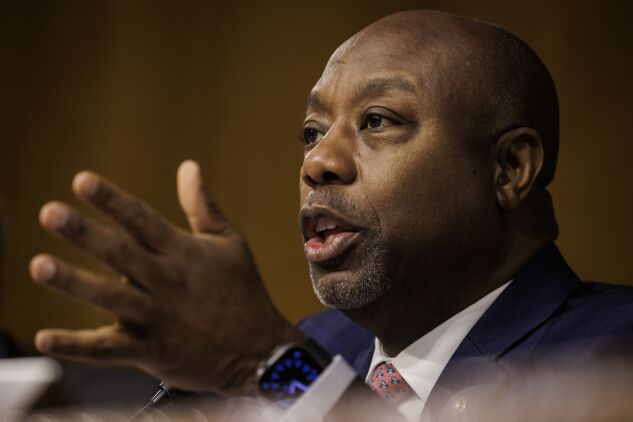 Sen. Tim Scott (R-S.C.), chairman of the Senate Banking Committee, is trying to pass a second major crypto bill by year's end. 