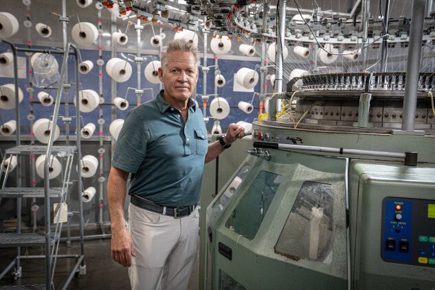 Ron Sytz, CEO of Beverly Knits, which has been in his family for over 40 years. 