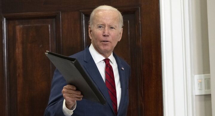 President Joe Biden may have undermined his own message on the need for funding to buy more Covid tests and vaccines.