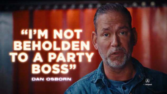 "I've been a registered independent my whole entire life," Nebraska US Senate candidate Dan Osborn says in one of his campaign . This, this is why normal people don't run for office. This is why people hate politics. It makes you want to cut the TV in half.