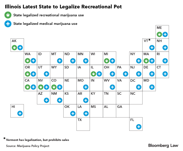 Illinois Employers Unions Prep For Legal Marijuana Jan 1