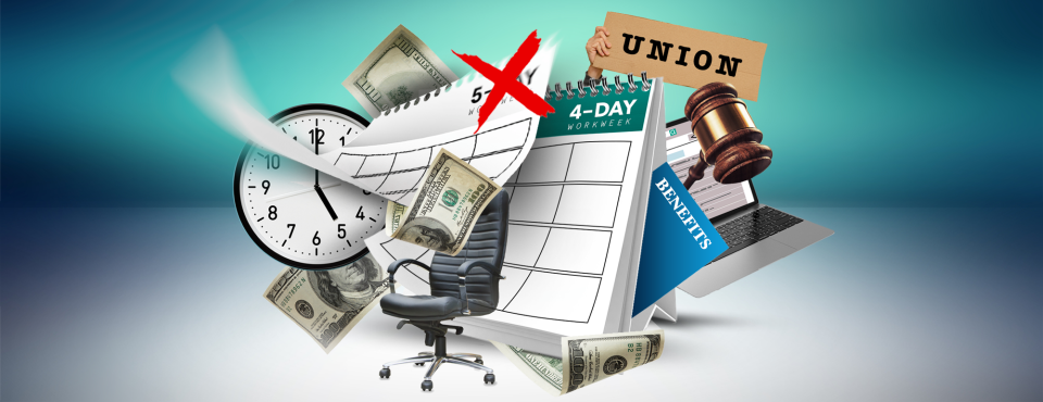Four Day Work Week Means Navigating Overtime Pay Union Talks Four Day Work Week Means Navigating Overtime Pay Union Talks