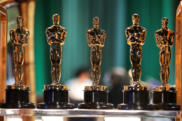 Oscar statuettes.