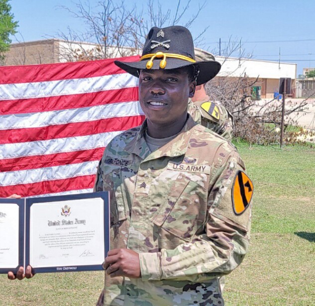 Sgt. Peter Alfonce. 