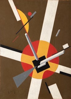 A painting by El Lissitzky is among the works allegedly stolen.
